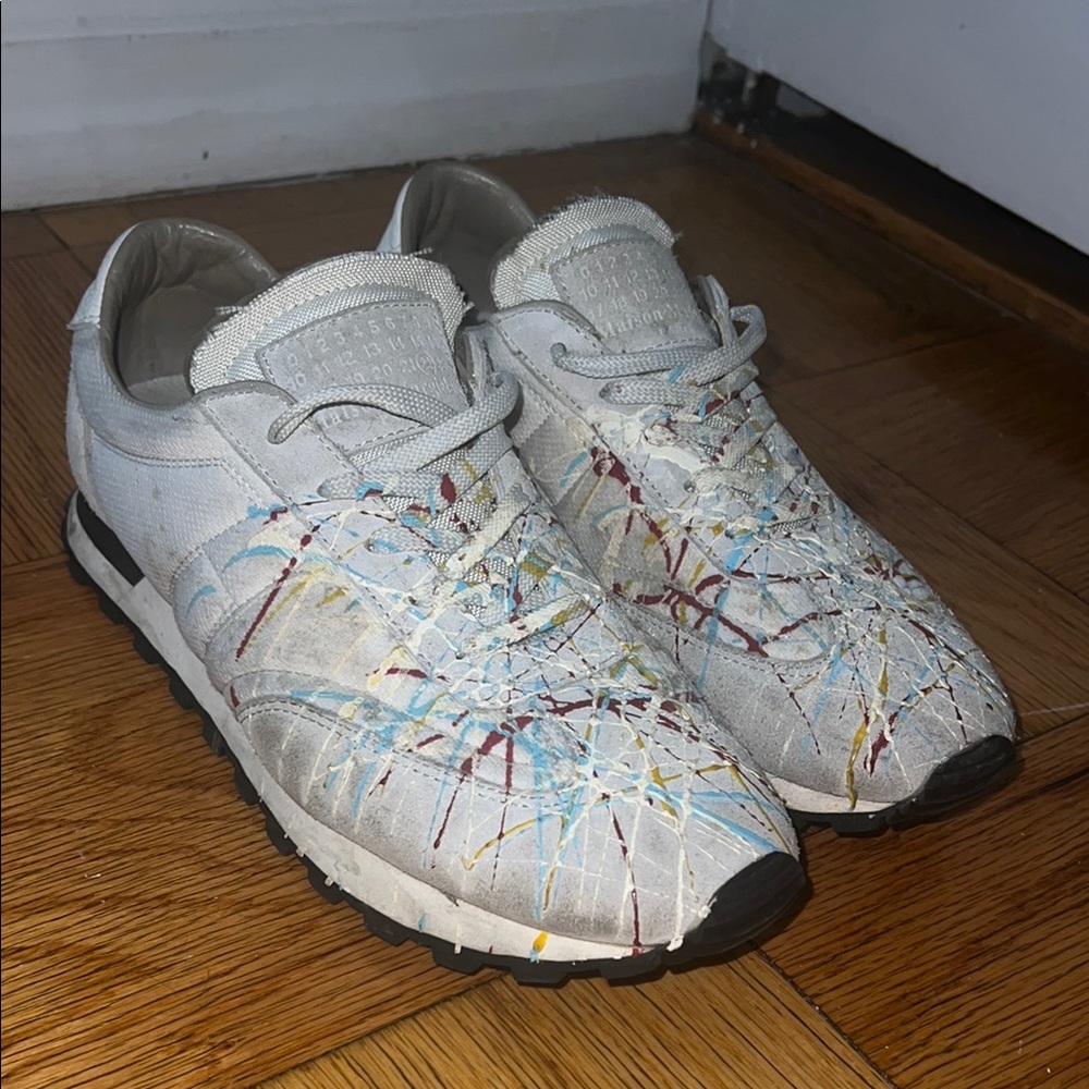 Maison Margiela Retro Runner “Splatter Paint” Sneakers